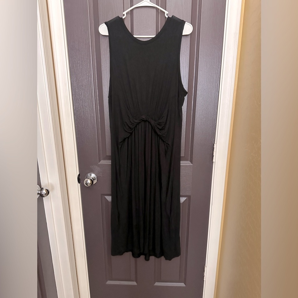 Maurice’s 24/7 Sleeveless Dress Color Black Size 1X